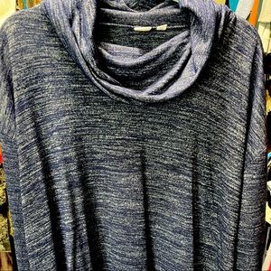 Blue Gap Cowl Neck Tunic